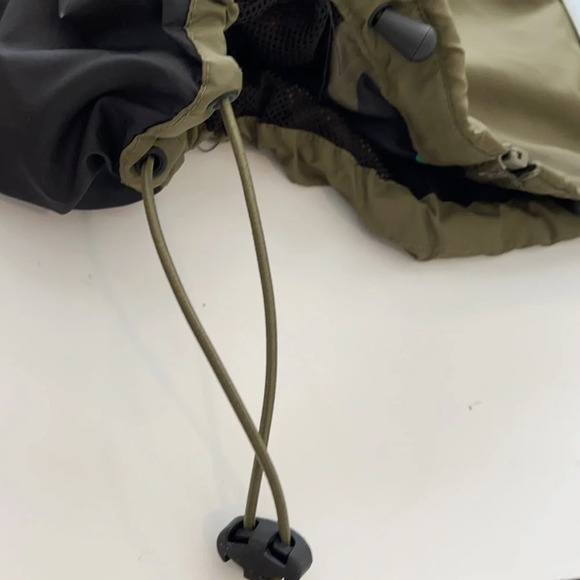 Superdry taped logo camo jacket windbreaker khaki green size M - Picture 13 of 15